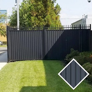 Wholesale Courtyard Metal Fencing Vallas Multiple Styles Garden Ornamental Fence Palisade Privacy Fence Panels