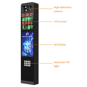 Factory Direct Stainless Steel Parking Barrier Gate LPR Camera Face Recognition Access Control System For Community Parking Lot