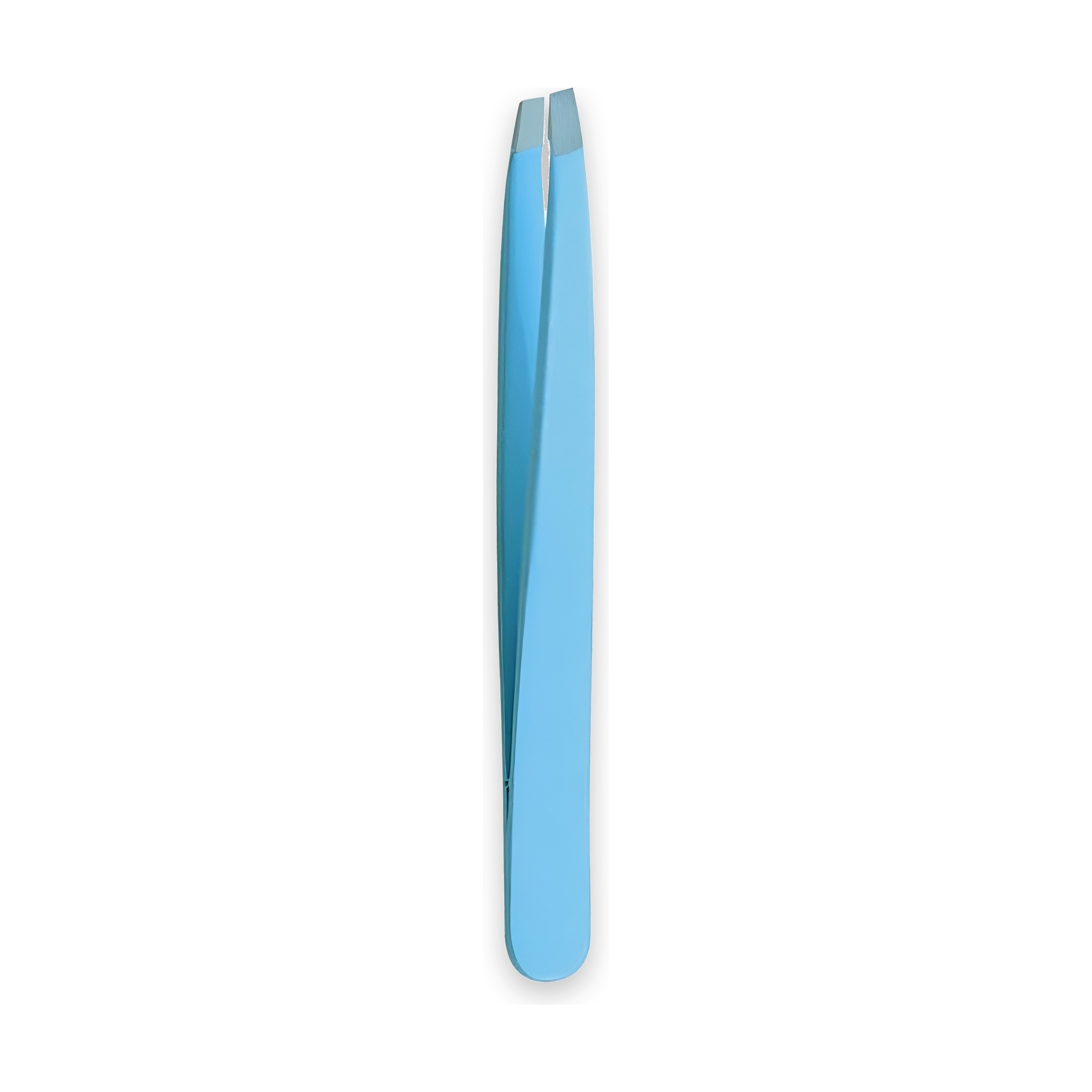 Light Blue Slant-Tip Tweezers