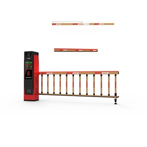 Intelligent Vehicle Access Control Barrier DC 24V Brushless IP65 RFID Card QR Code For Community Factory Gate
