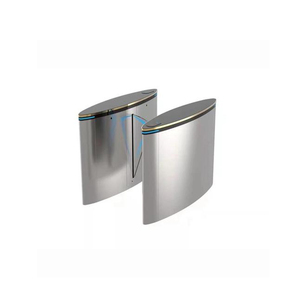 Illegal Intrusion Alarm Anti-pinch Anti-tailgating Stainless Steel IP54 Pedestrian Passage Wing Gate