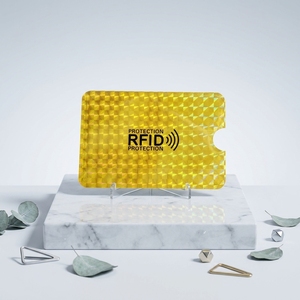 OEM Custom ID Credit Card Holder Aluminum RFID Blocking Sleeve