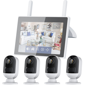 4CH Mini Wireless IP Camera Kit with 7 Inch LCD