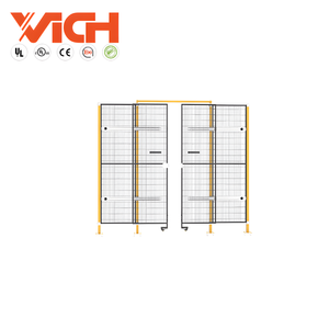 Durable Steel Safety Fence for Data Center Perimeter Security with Modular Installation System and 3D Modeling