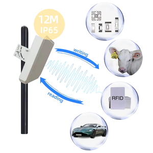 Outdoor Car Parking UHF RFID Reader/Writer Scanner ISO Protocol 4G/WiFi Warehouse Inventory Access Control Card 8cm Programmable